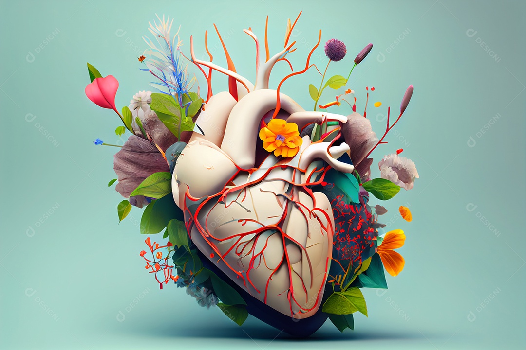 ilustração de coração humano
