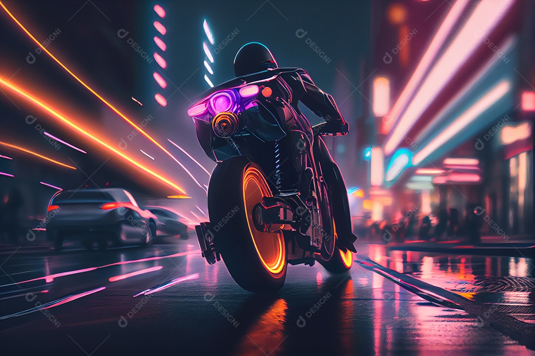 Pessoa jovem pilotando uma moto