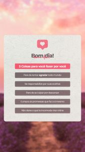 Frase Motivacional Bom dia Story Social Media PSD Editável