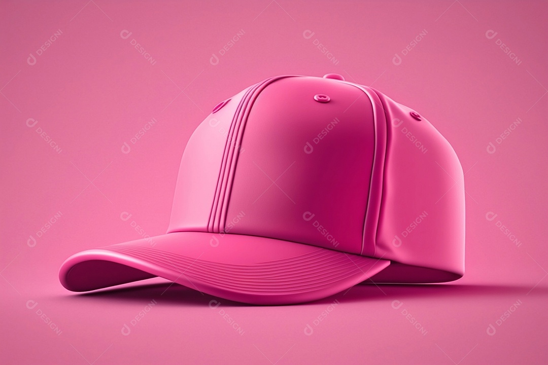 Boné feminino rosa