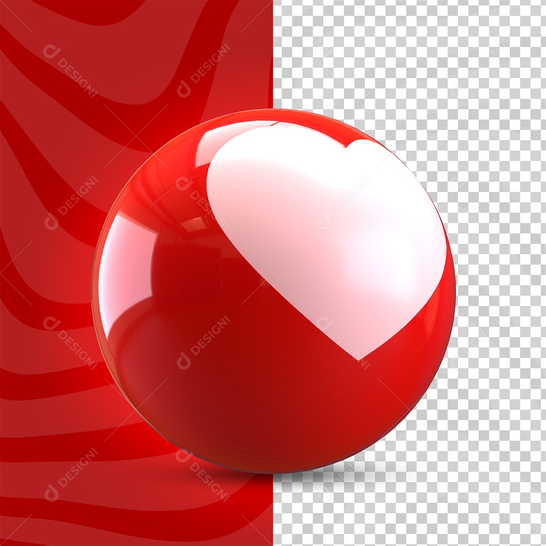 Like de Coração Emoji Redes Sociais