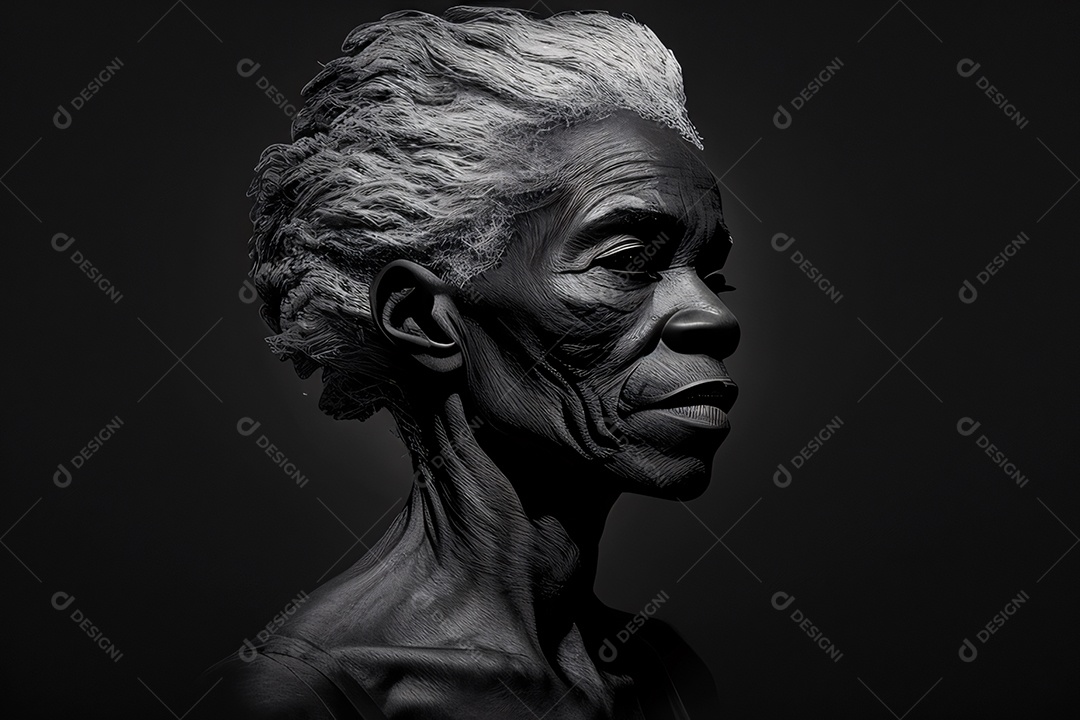 Linda senhora em close