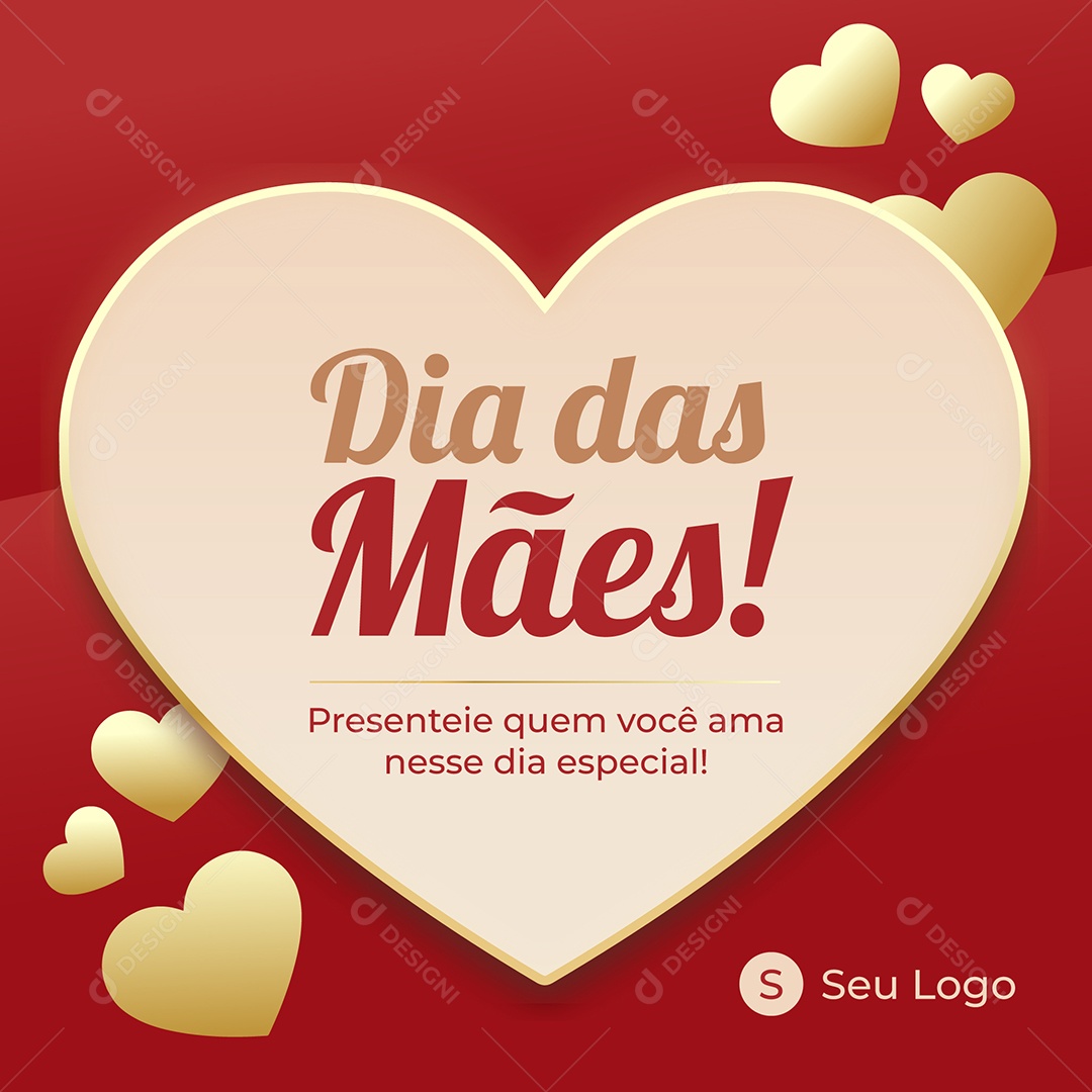 Presenteia Quem Você Ama Nesse Dia Especial Dia Das Mães Social Media Vetor EPS
