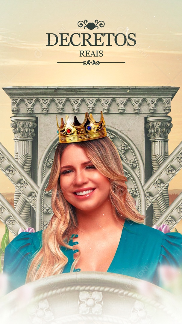 Story Decretos Reais Marília Mendonça Flyer Social Media PSD Editável