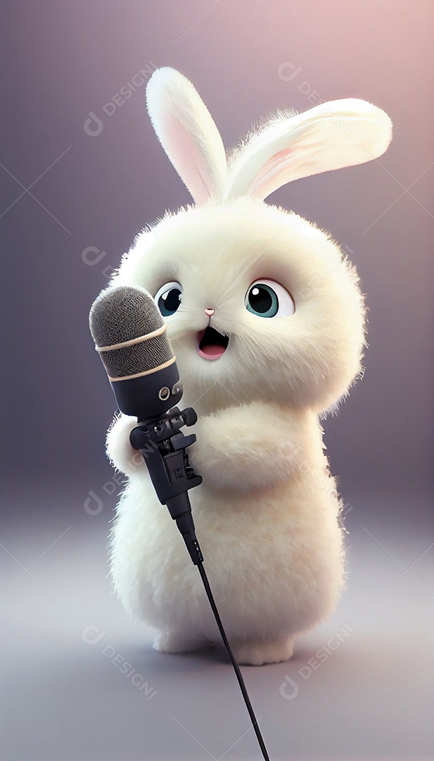 Lindo desenho animado de animal feliz