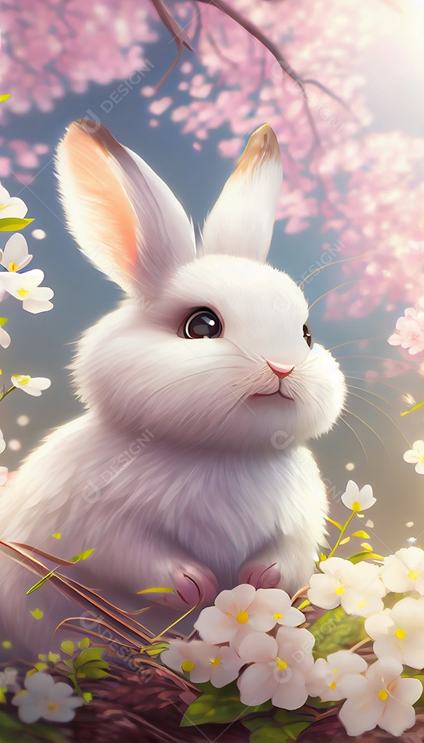 Lindo desenho animado de animal feliz