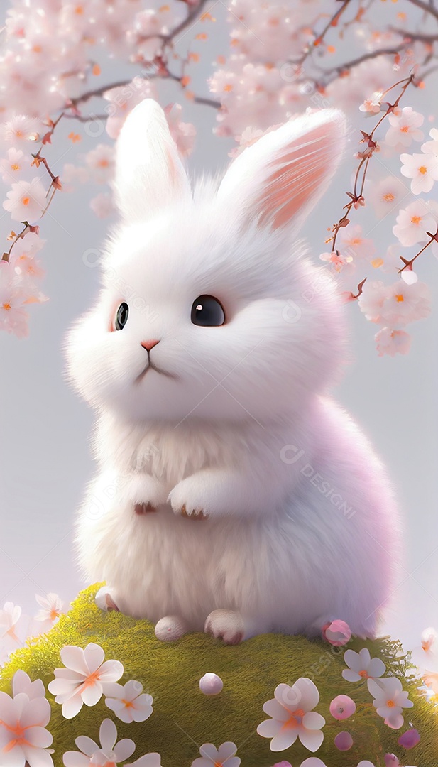 Lindo desenho animado de animal feliz