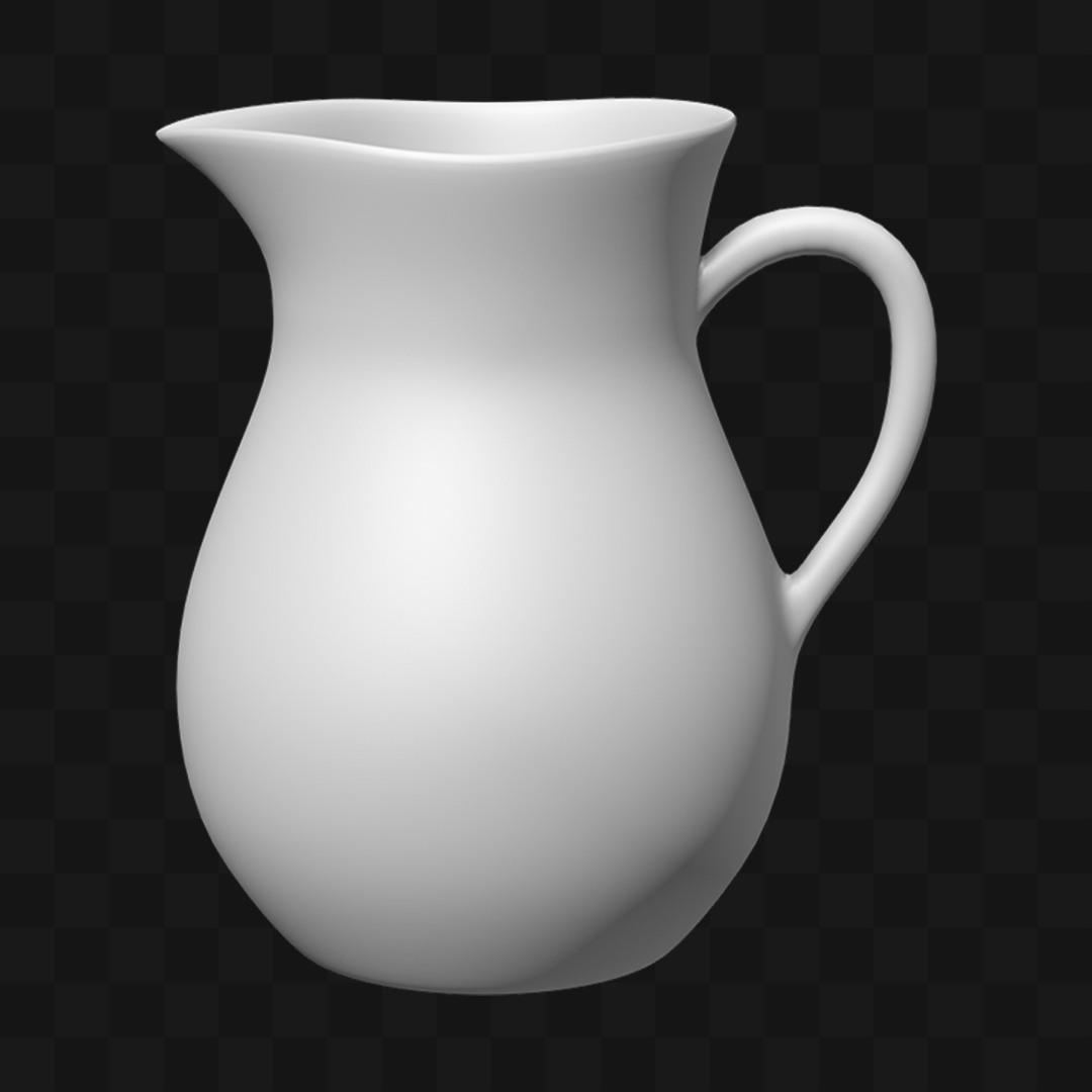 Jarro de Vidro - Modelo 3D
