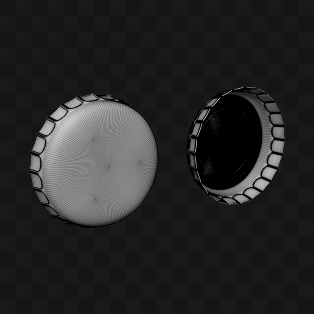 Tampinhas de Garrafa - Modelo 3D