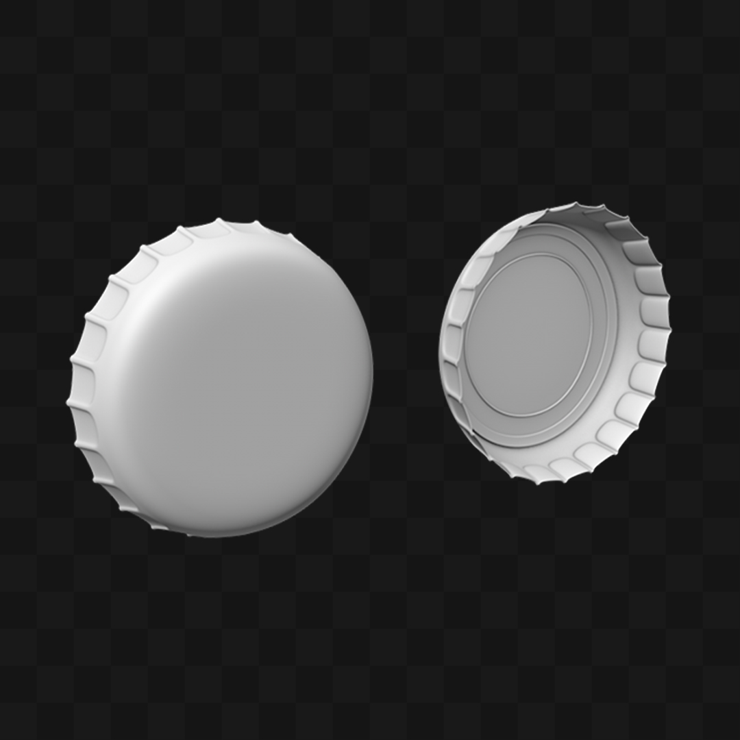 Tampinhas de Garrafa - Modelo 3D