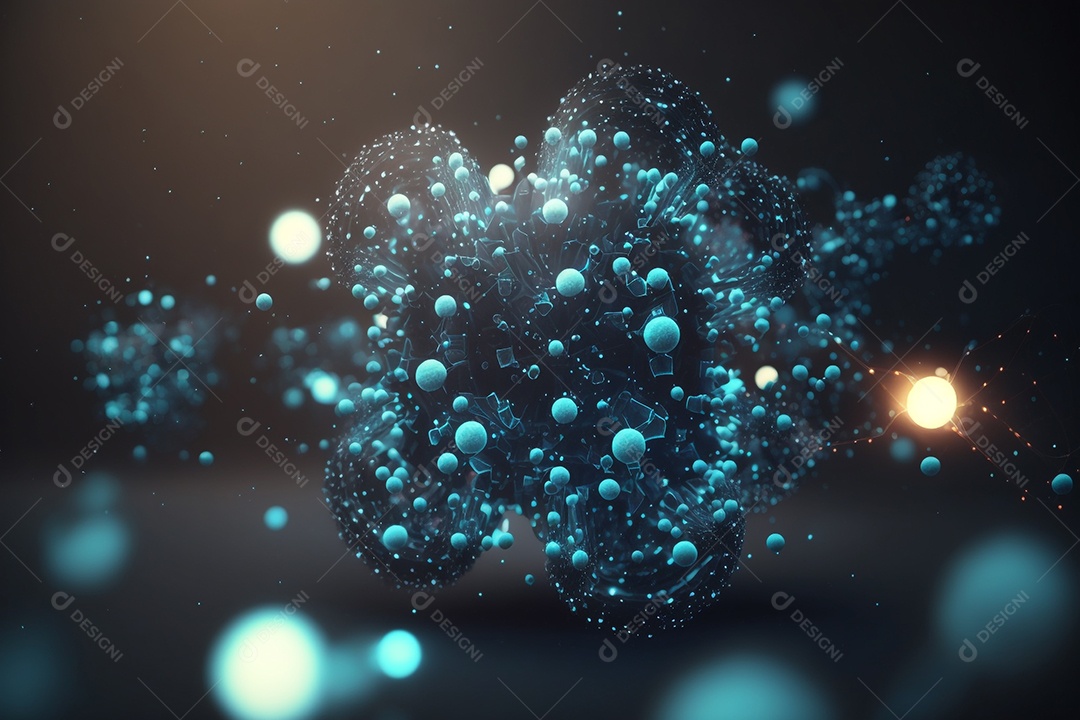 Tecnologia futurista de Partículas Dinâmicas