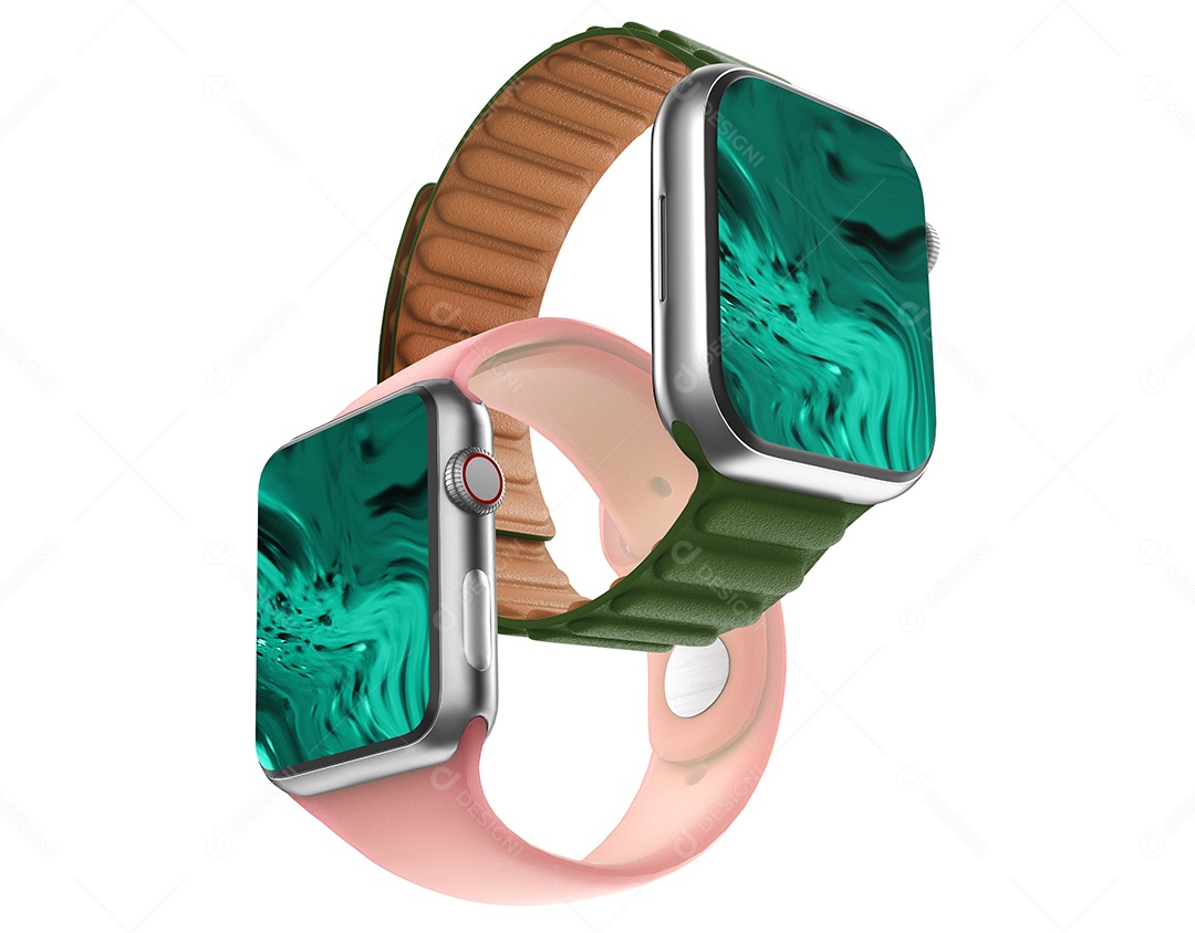 Mockup Relógio de Pulso Smartwatch PSD