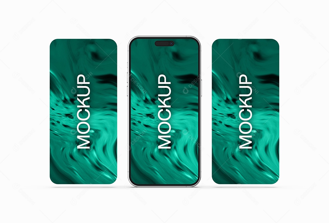Mockup Celulares Iphone PSD Editável