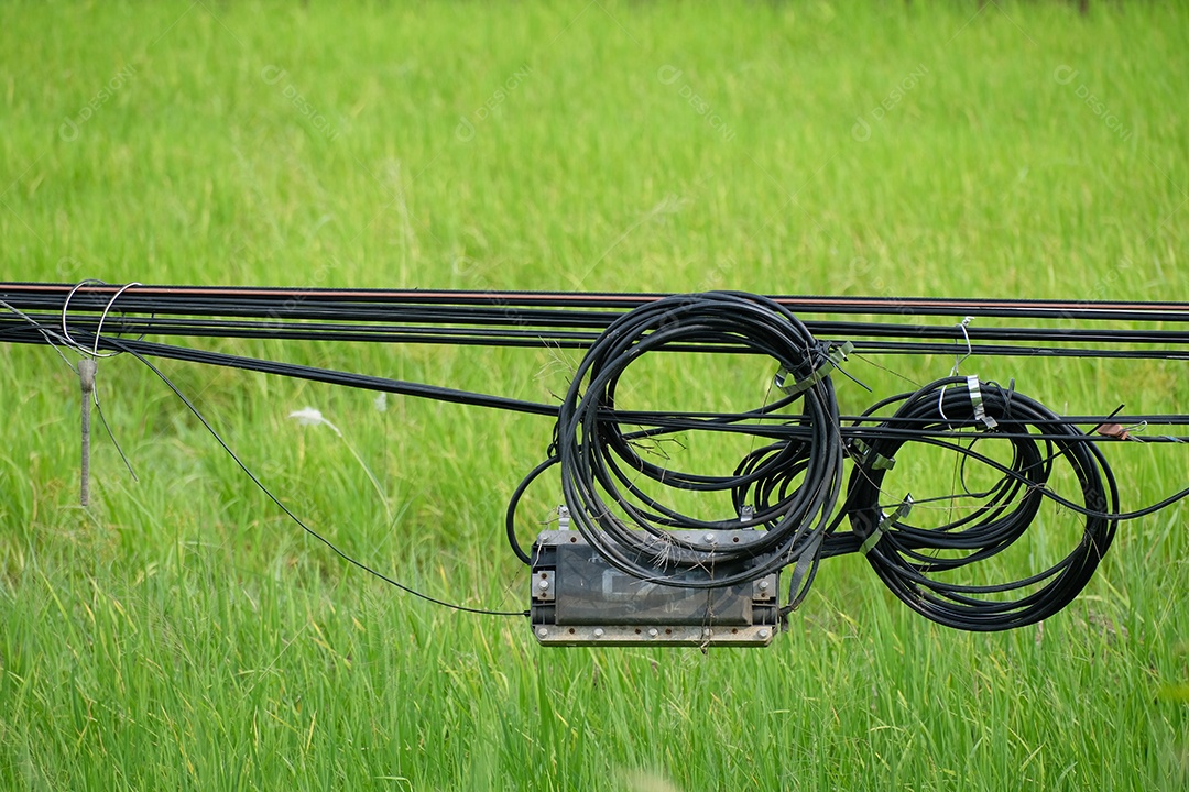 Fios de transmissão de energia