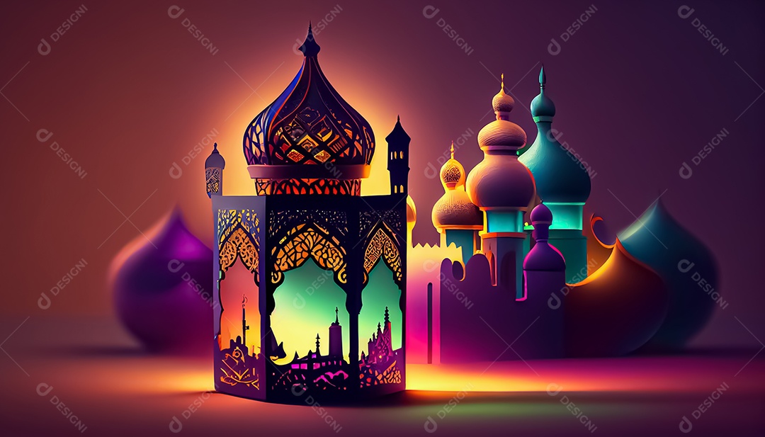 Ramadan Mubarak cartoon Ramadan o tempo sagrado para oração