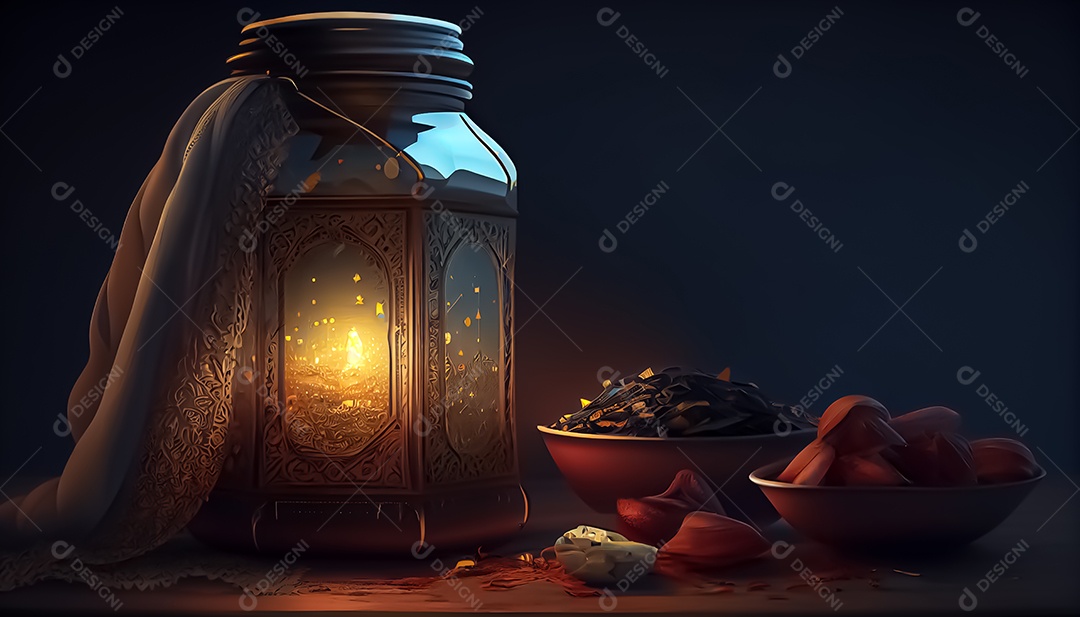 Ramadan Mubarak cartoon Ramadan o tempo sagrado para oração