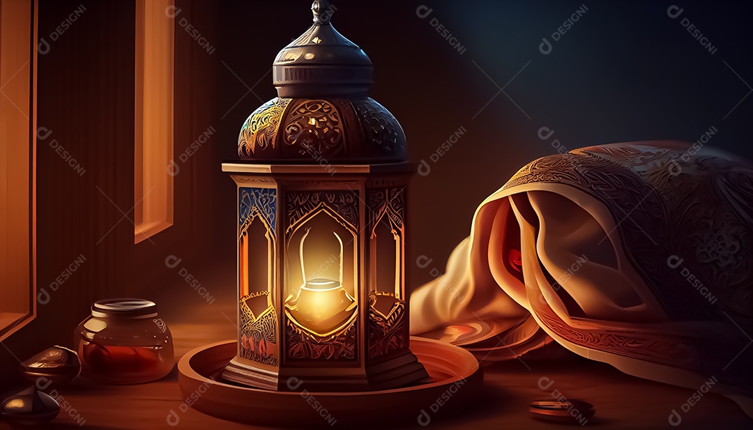 Ramadan Mubarak cartoon Ramadan o tempo sagrado para oração