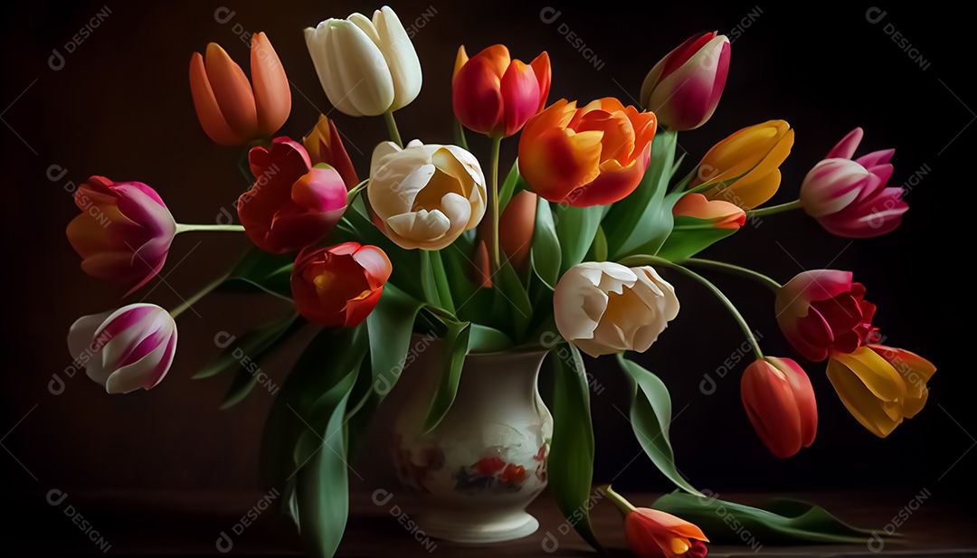 Flor de tulipa Primavera