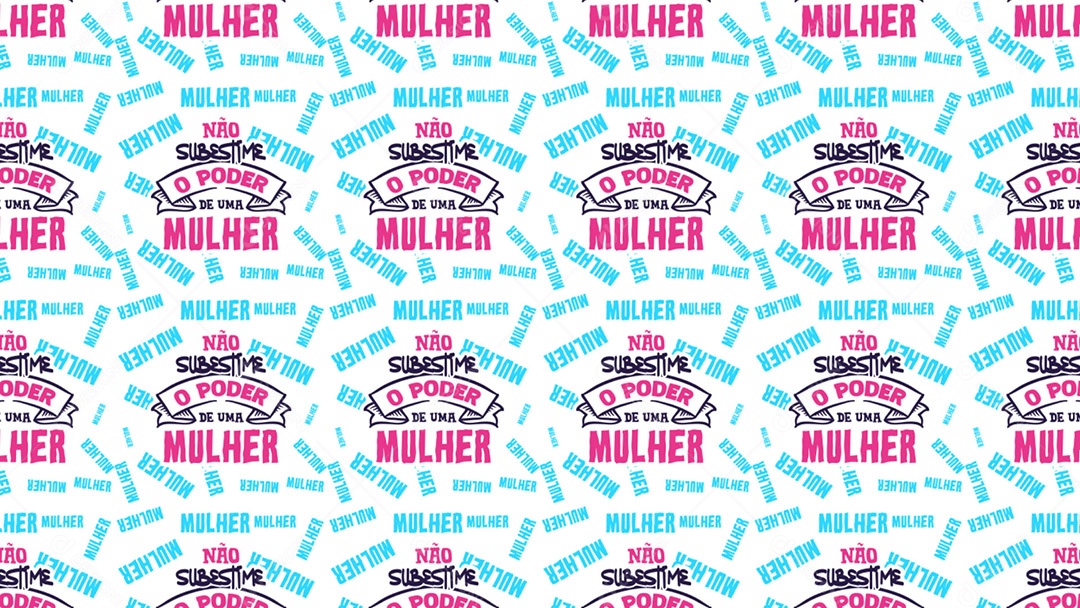 Pattern Padrões Geométricos Texto Não Subestime O Poder De Uma Mulher Em Fundo Branco Vetor AI + PAT