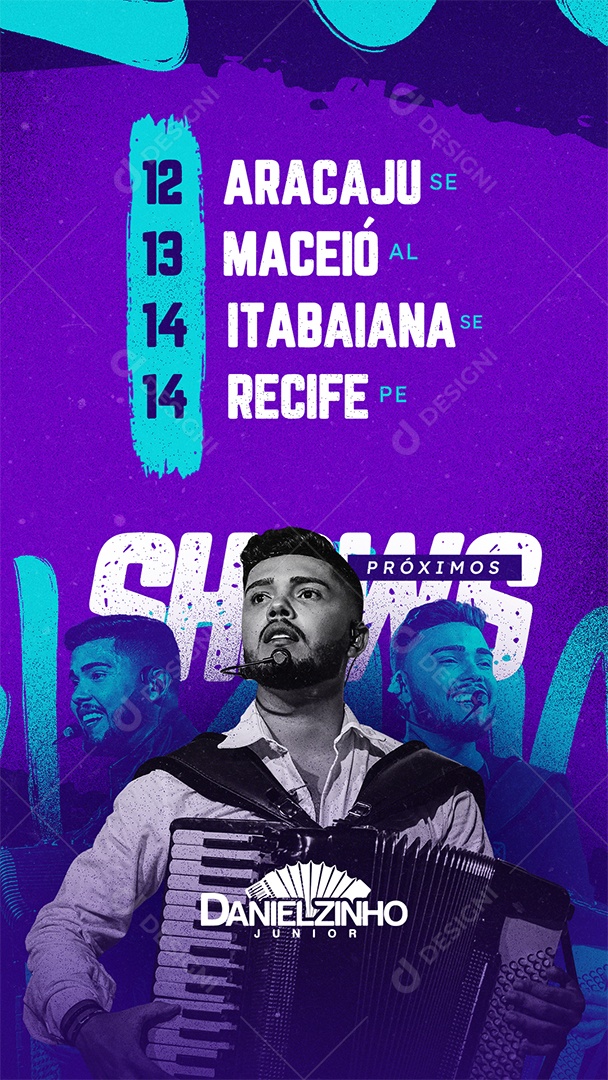 Agenda Daniel Social Media PSD Editável