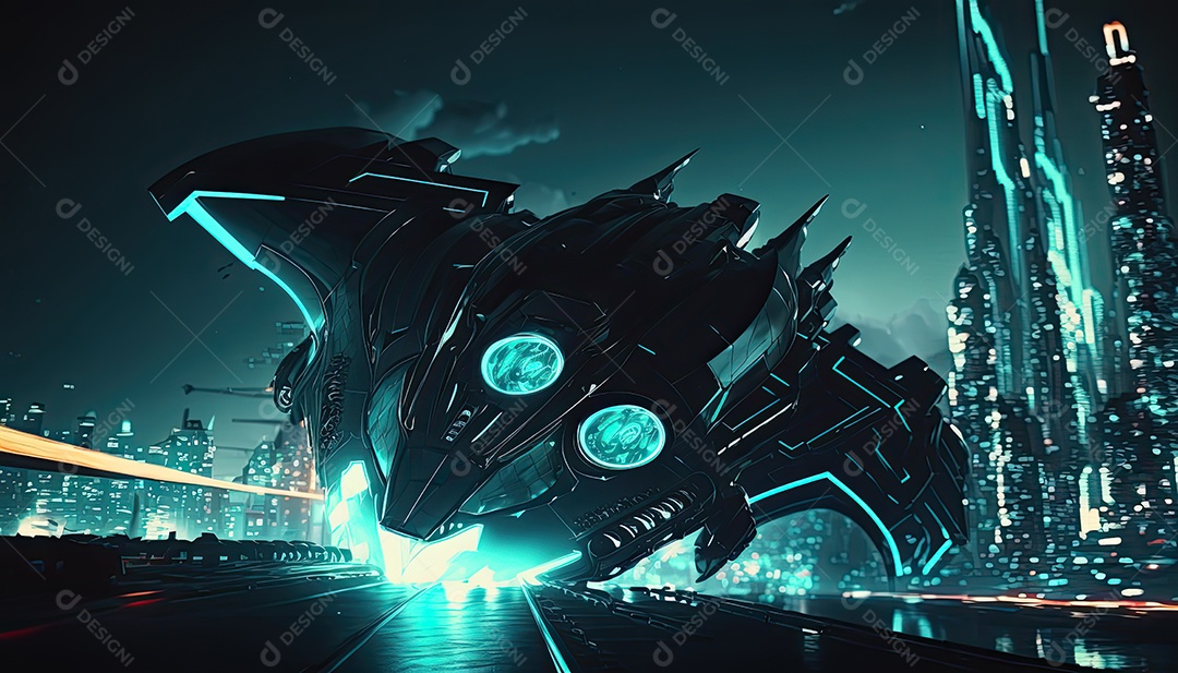 Cidade futurista, Jogo, cidade cyberpunk