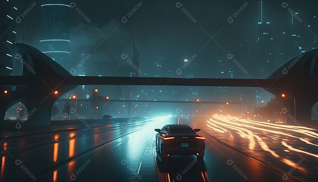 Cidade futurista, Jogo, cidade cyberpunk