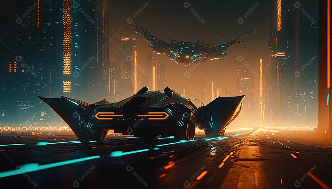 Cidade futurista, Jogo, cidade cyberpunk