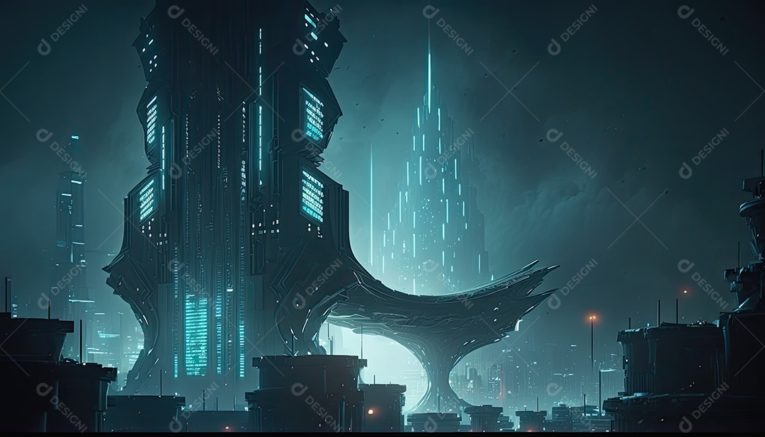 Cidade futurista, Jogo, cidade cyberpunk