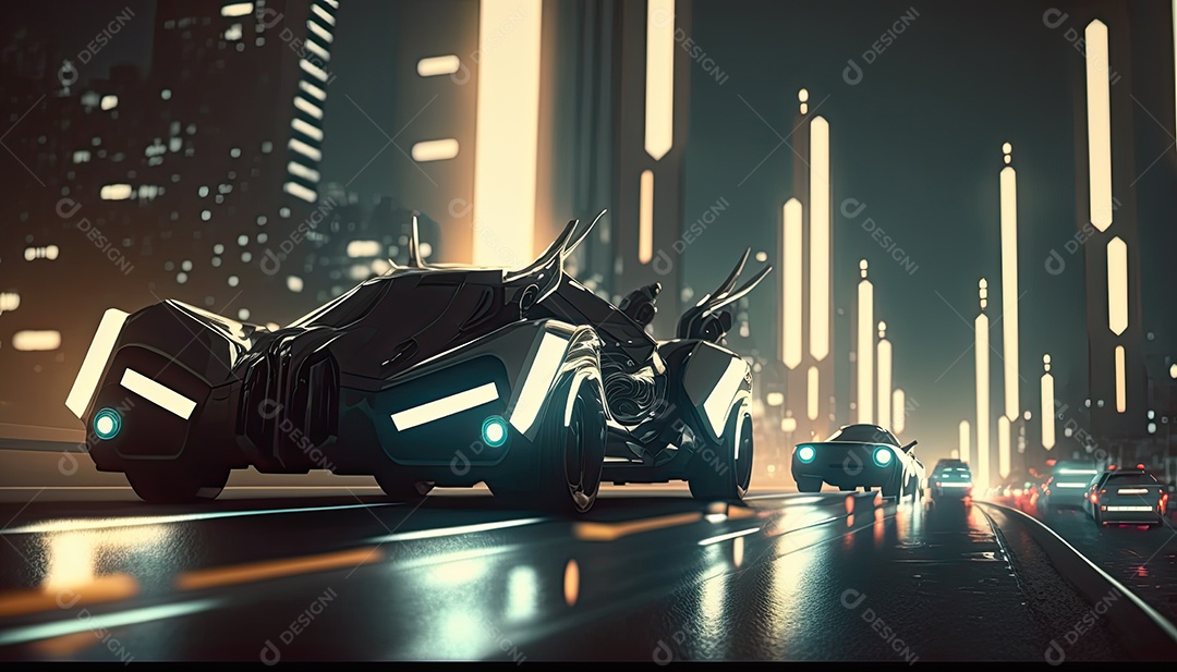 Cidade futurista, Jogo, cidade cyberpunk
