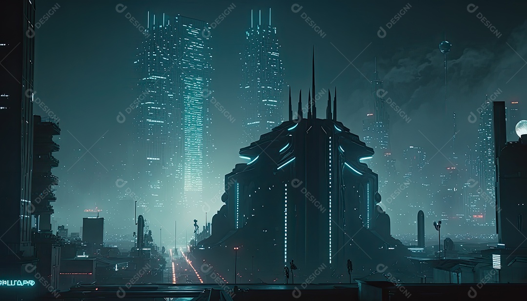 Cidade futurista, Jogo, cidade cyberpunk