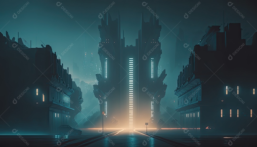 Cidade futurista, Jogo, cidade cyberpunk
