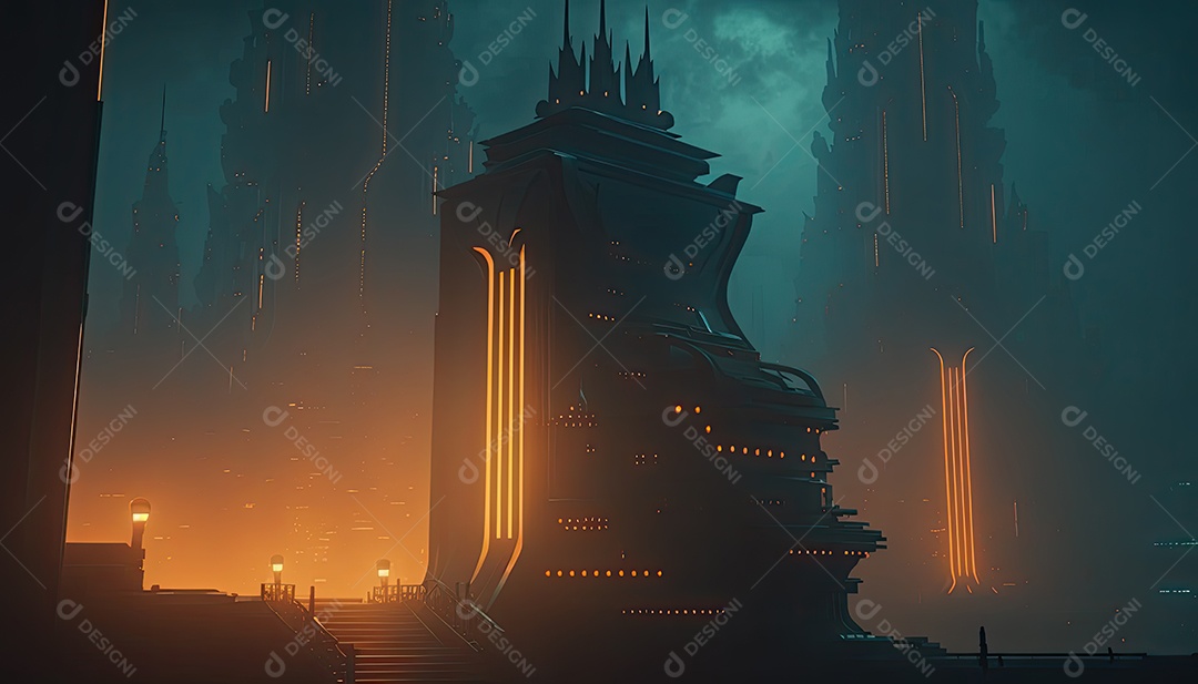 Cidade futurista, Jogo, cidade cyberpunk