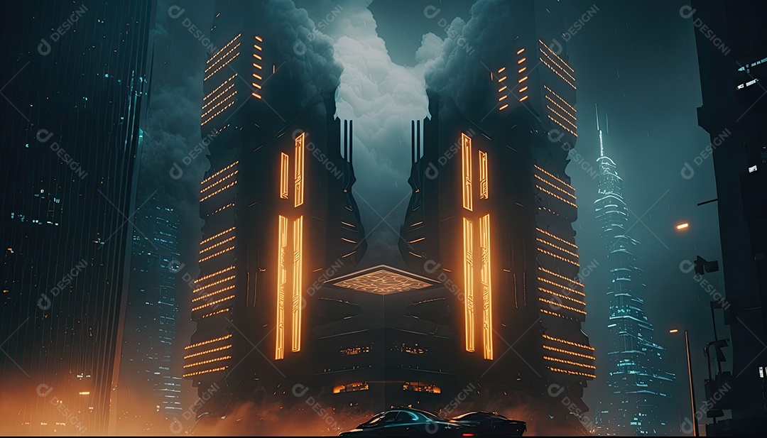 Cidade futurista, Jogo, cidade cyberpunk