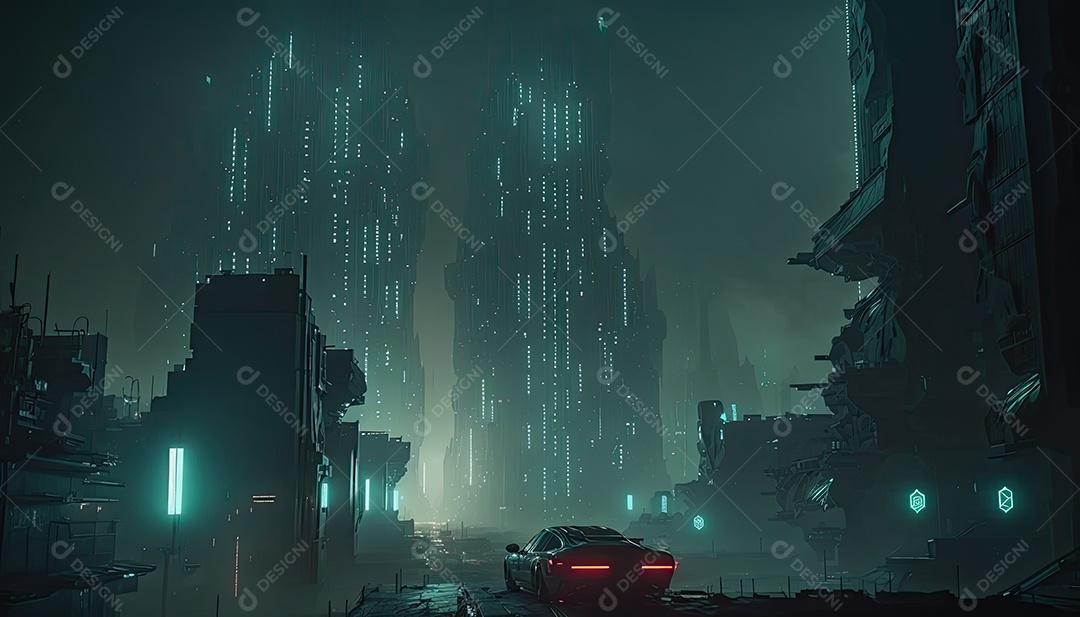 Cidade futurista, Jogo, cidade cyberpunk