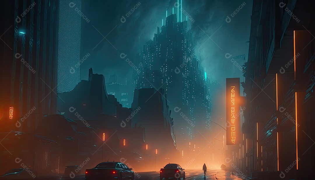 Cidade futurista, Jogo, cidade cyberpunk