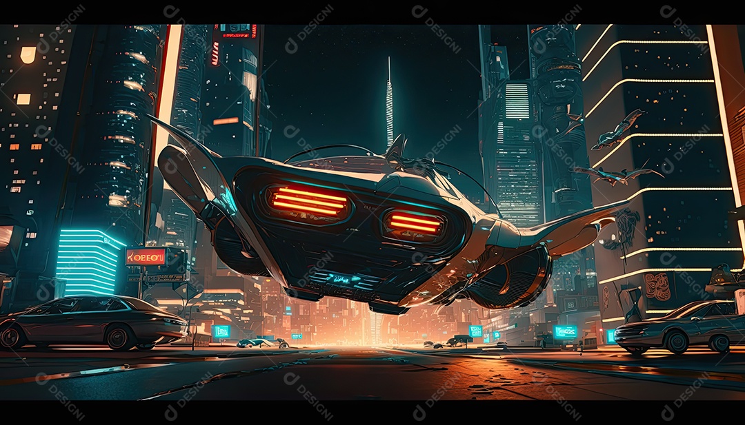 Cidade futurista, Jogo, cidade cyberpunk