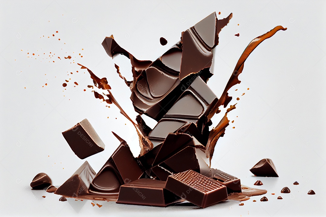 Ilustração de barra de chocolate