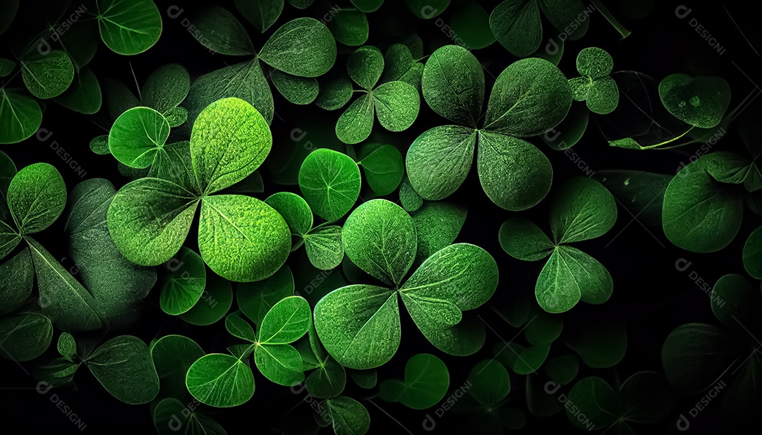 Os trevos antecedem o dia de São Patrício, um dia de orgulho para a Irlanda