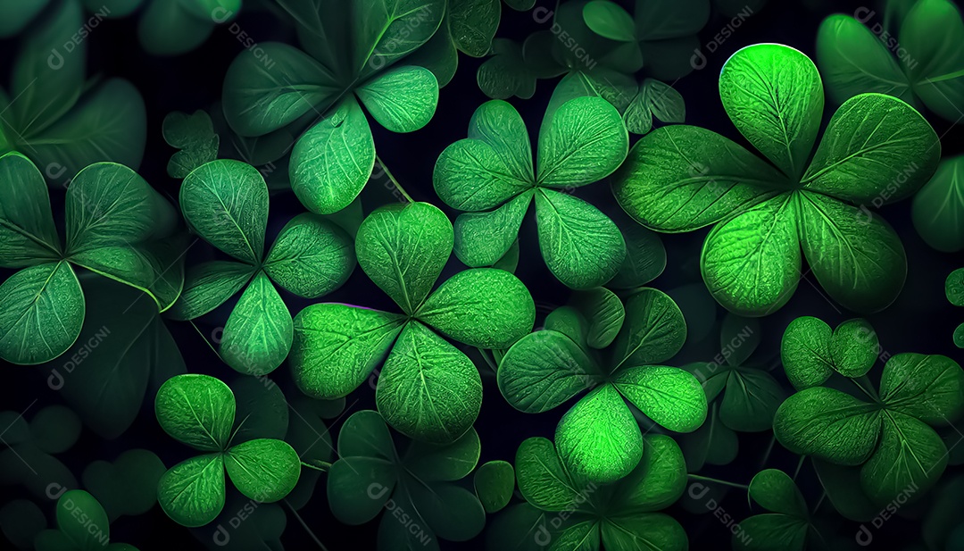 Os trevos antecedem o dia de São Patrício, um dia de orgulho para a Irlanda