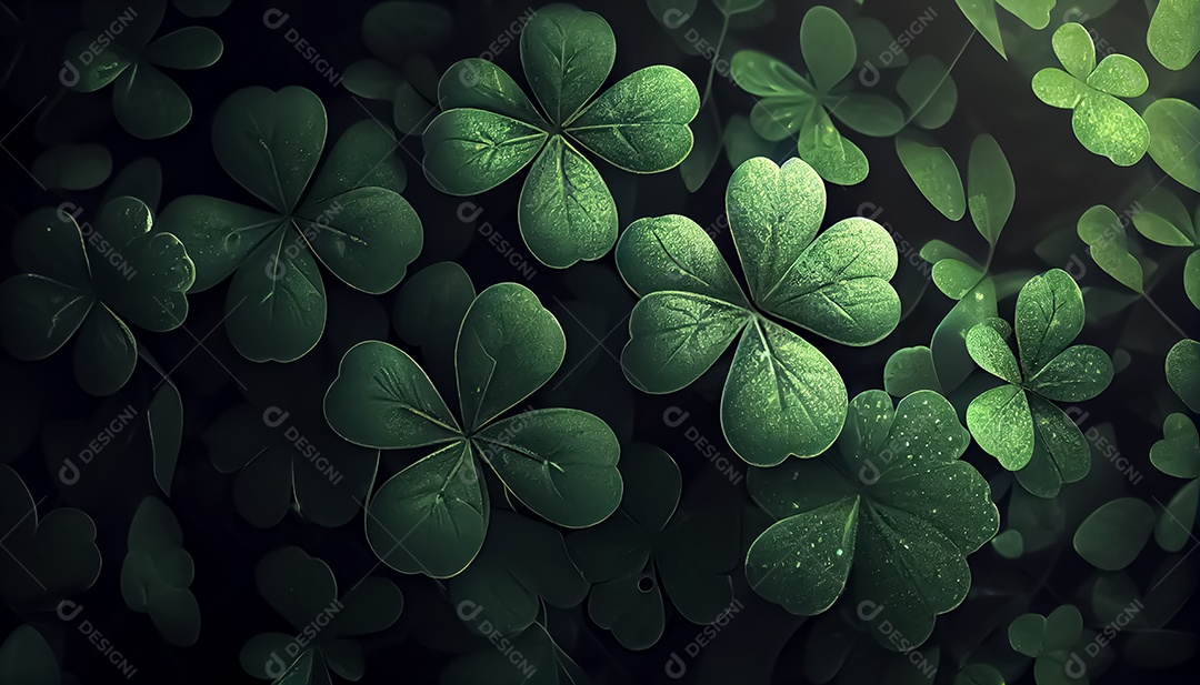 Os trevos antecedem o dia de São Patrício, um dia de orgulho para a Irlanda