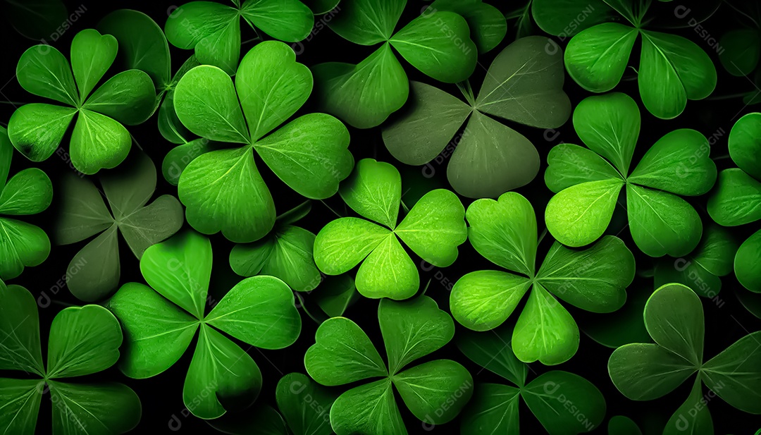 Os trevos antecedem o dia de São Patrício, um dia de orgulho para a Irlanda