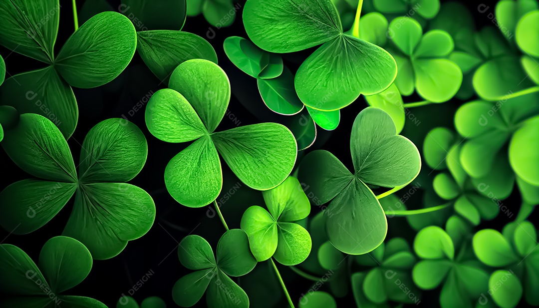 Os trevos antecedem o dia de São Patrício, um dia de orgulho para a Irlanda