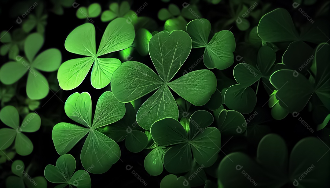 Os trevos antecedem o dia de São Patrício, um dia de orgulho para a Irlanda