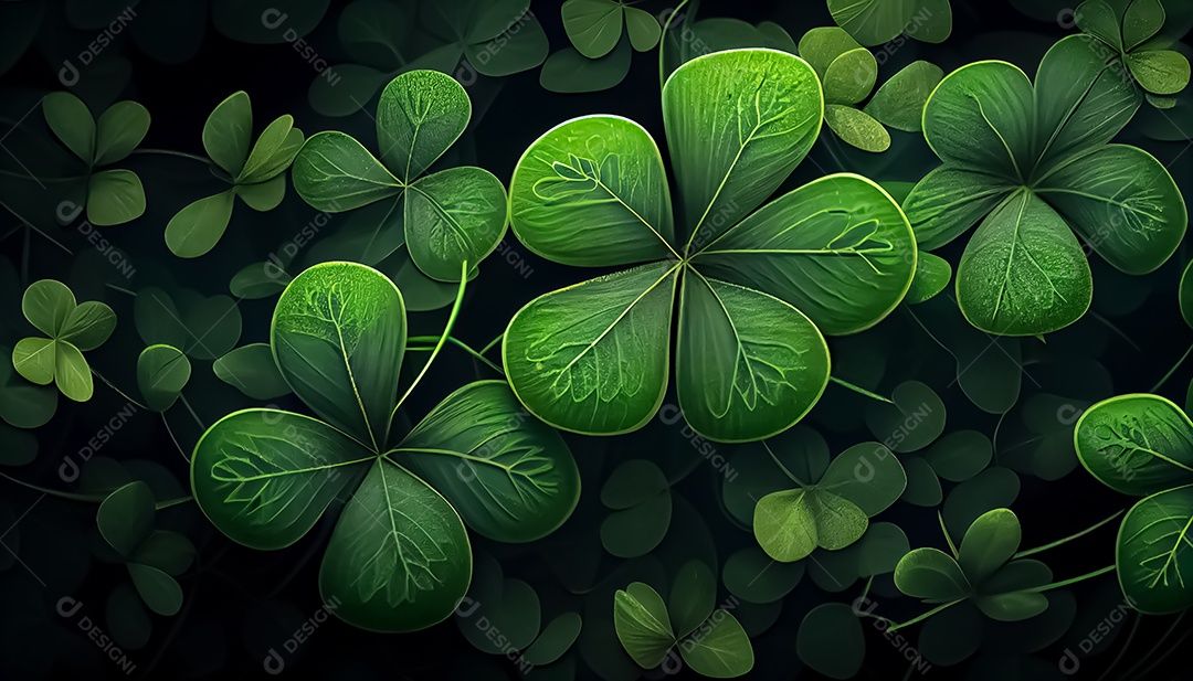 Os trevos antecedem o dia de São Patrício, um dia de orgulho para a Irlanda