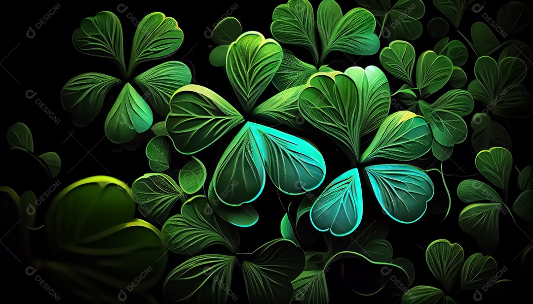 Os trevos antecedem o dia de São Patrício, um dia de orgulho para a Irlanda