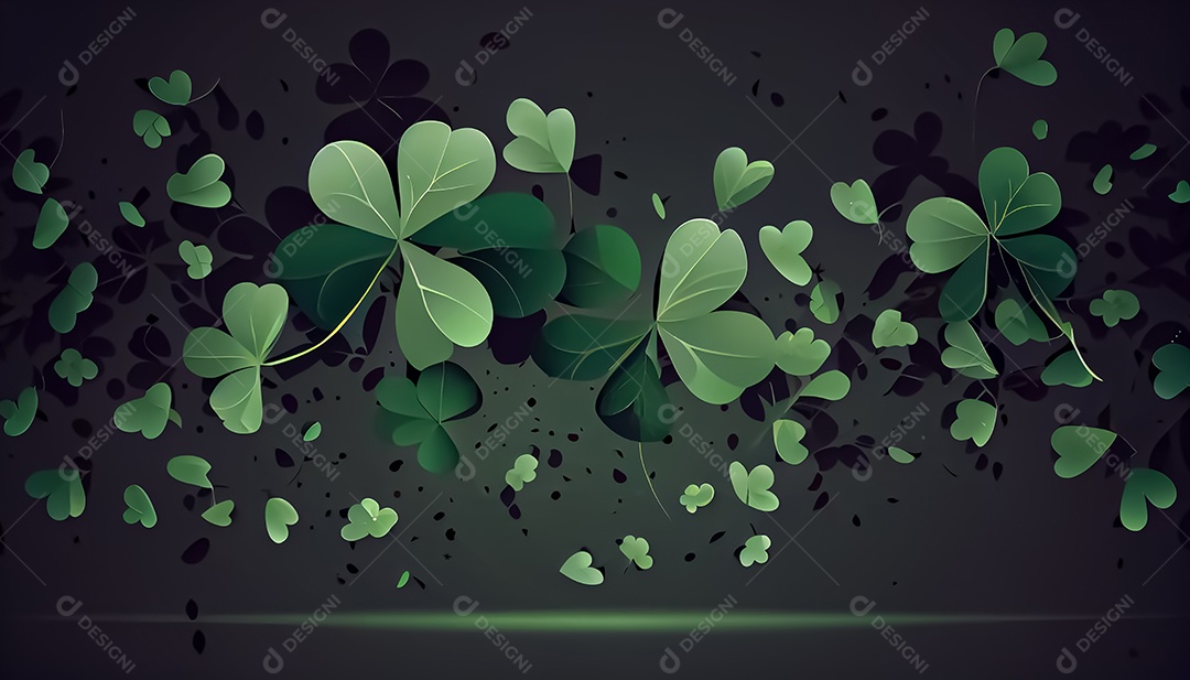 Os trevos antecedem o dia de São Patrício, um dia de orgulho para a Irlanda