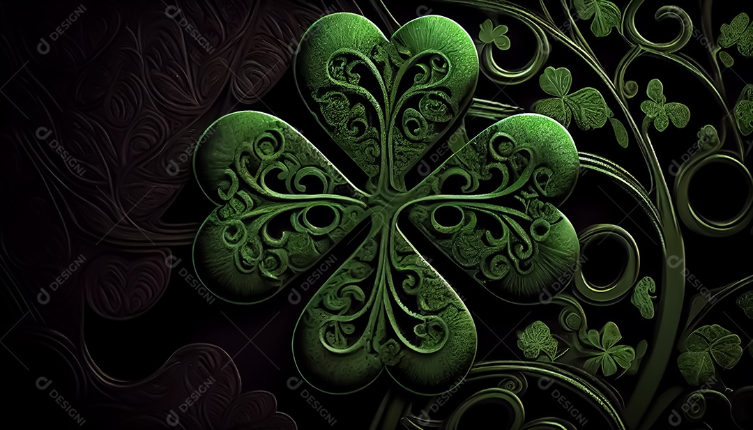 Os trevos antecedem o dia de São Patrício, um dia de orgulho para a Irlanda