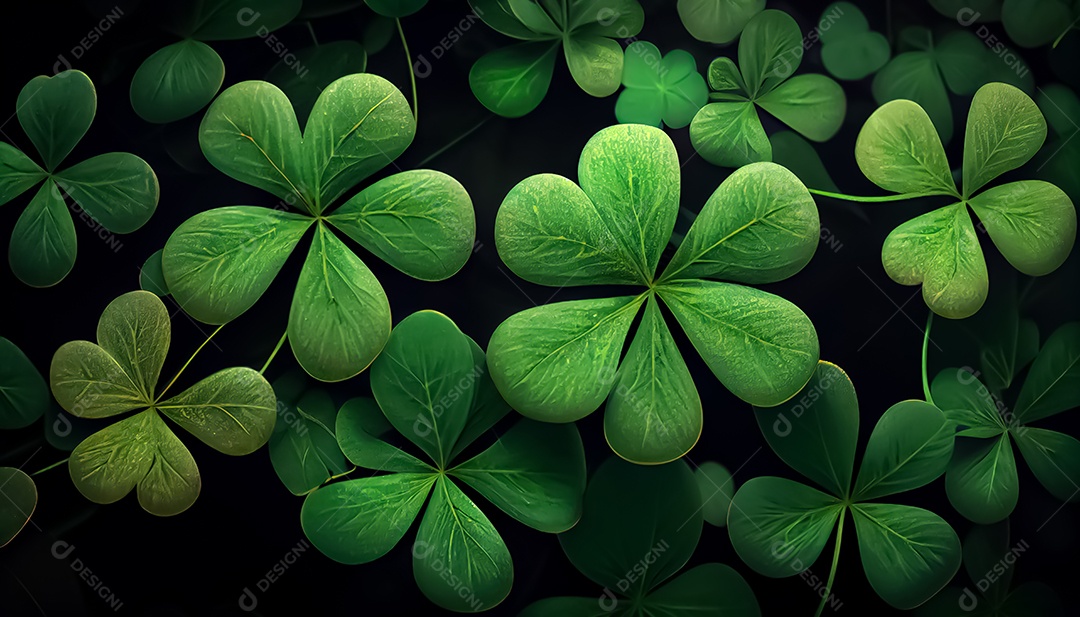 Os trevos antecedem o dia de São Patrício, um dia de orgulho para a Irlanda