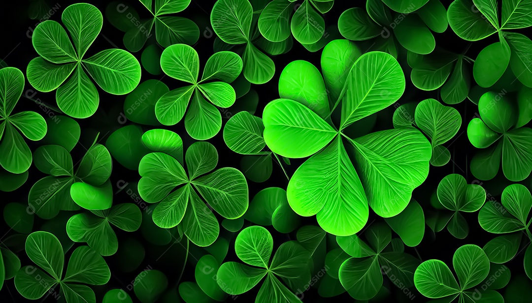 Os trevos antecedem o dia de São Patrício, um dia de orgulho para a Irlanda