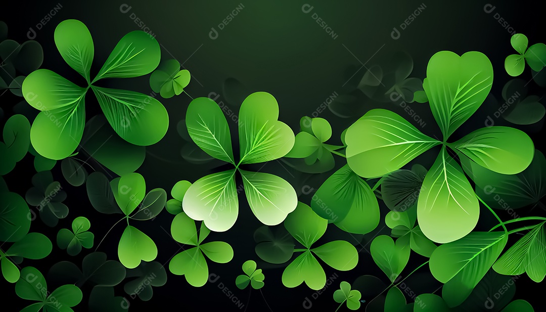 Os trevos antecedem o dia de São Patrício, um dia de orgulho para a Irlanda